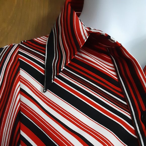 M.K.M DESIGNS/JERSEY BLOUSE/LARGE - Picture 3 of 8